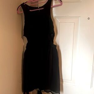 Black Dress with embroidery on the front